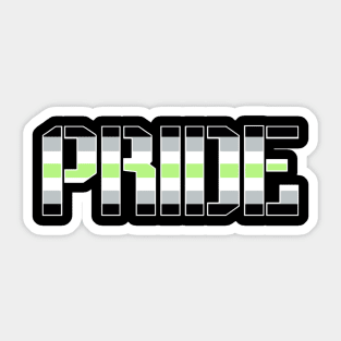 Agender Pride Sticker